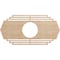 Ekena Millwork Chrysler Wood Fretwork Pierced Ceiling Medallion, Alder, 16"W x 8"H x 4 1/4"ID x 1/4"T CMWP16X08X0250CSAL - alternate 1
